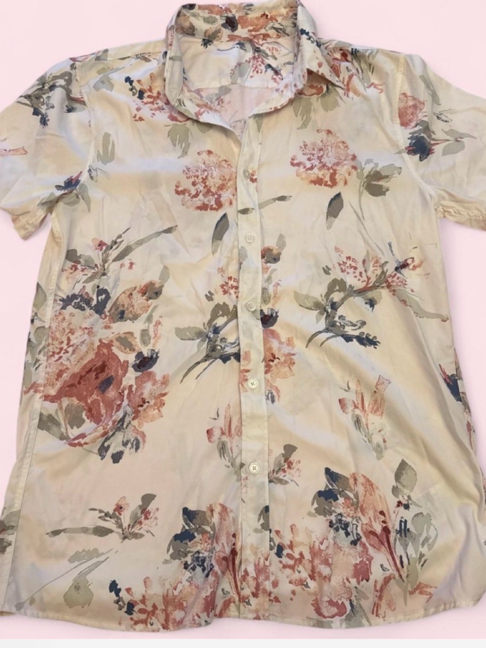 Men’s Abercrombie & Fitch short-sleeve button-up shirt